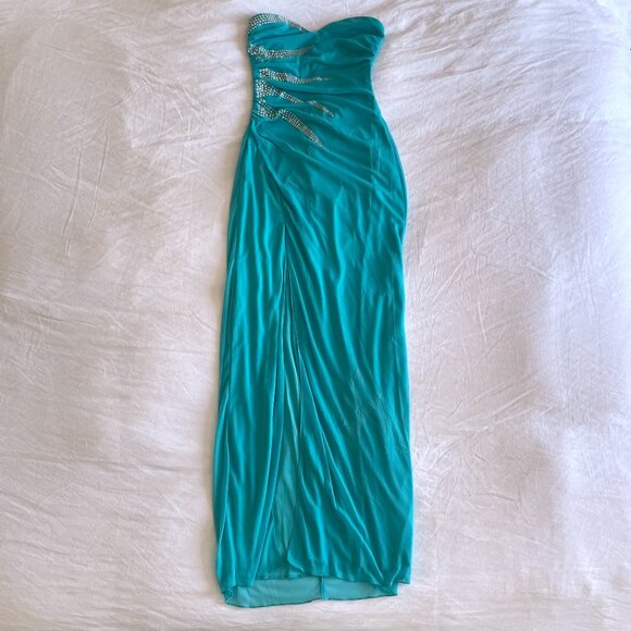 Charlotte Russe Y2k Maxi Dress (sz 4) - Picture 1 of 9